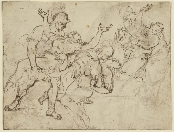Rape of the Sabine Women av Annibale Carracci
