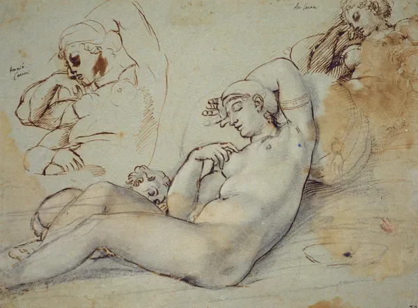 Study of Venus at Rest av Annibale Carracci