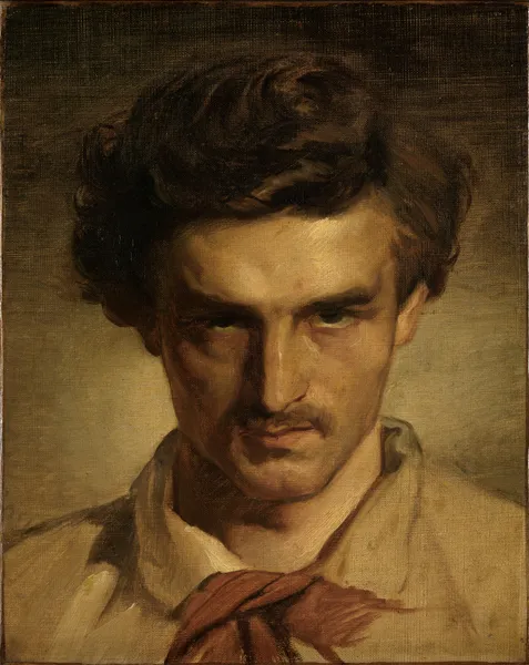 Jugendliches Selbstbildnis av Anselm Feuerbach