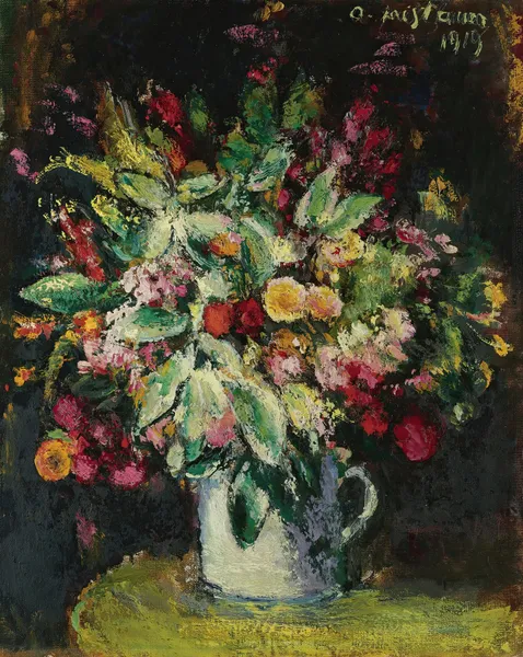 Blumen Stillleben (Still Life With Flowers) av Anton Faistauer