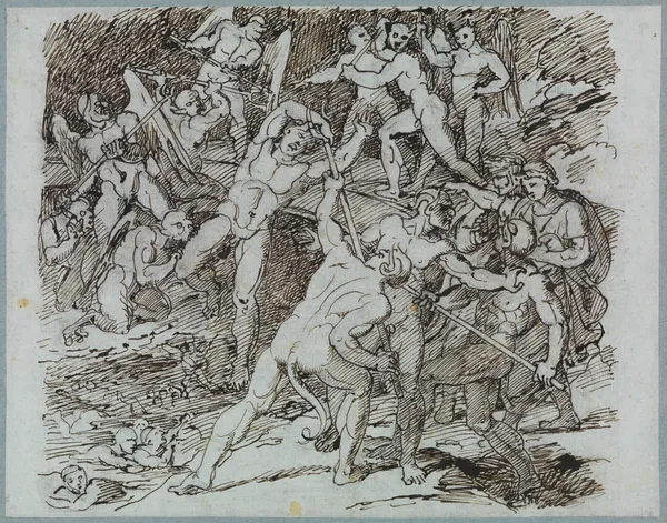 Am Pechsee der Krämer. Ciampolo von Navarra av Joseph Anton Koch