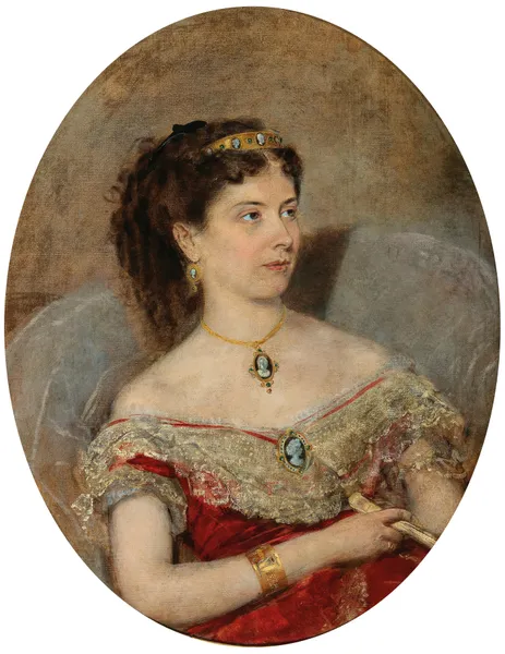 Fürstin Maria von Stackelberg av Anton Romako