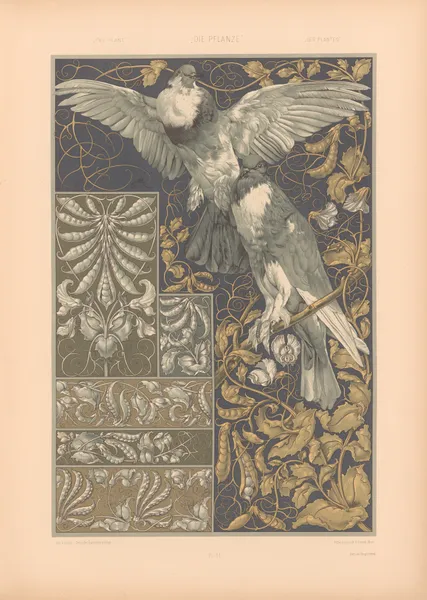 Die Pflanze in Kunst und Gewerbe (The Plant in Art and Industry) Pl.119 av Anton Seder