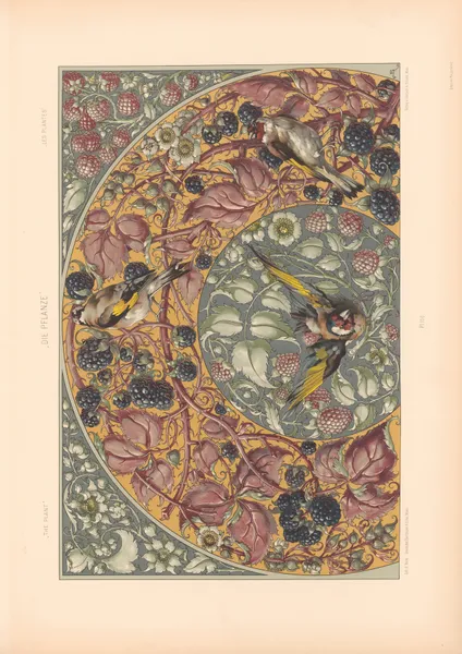 Die Pflanze in Kunst und Gewerbe (The Plant in Art and Industry) Pl.133 av Anton Seder