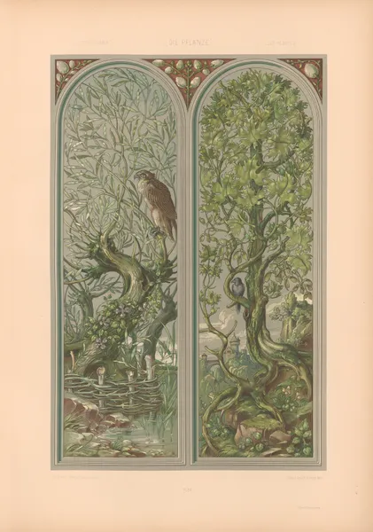 Die Pflanze in Kunst und Gewerbe (The Plant in Art and Industry) Pl.195 av Anton Seder