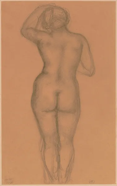 Nude Seen from the Back av Aristide Maillol