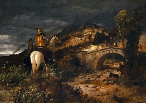 The March of the Goths av Arnold Böcklin