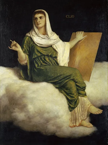 The Muse Clio av Arnold Böcklin