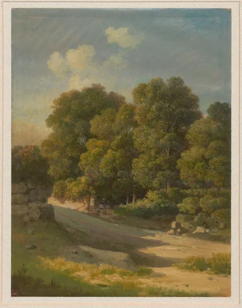 Road among trees av Arthur Blaschnik