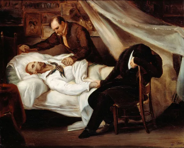 The Death of Géricault av Ary Scheffer