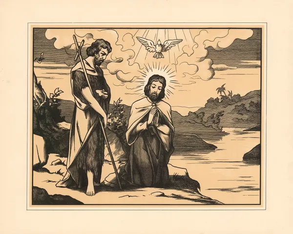 The Baptism of Jesus av Aschendorff