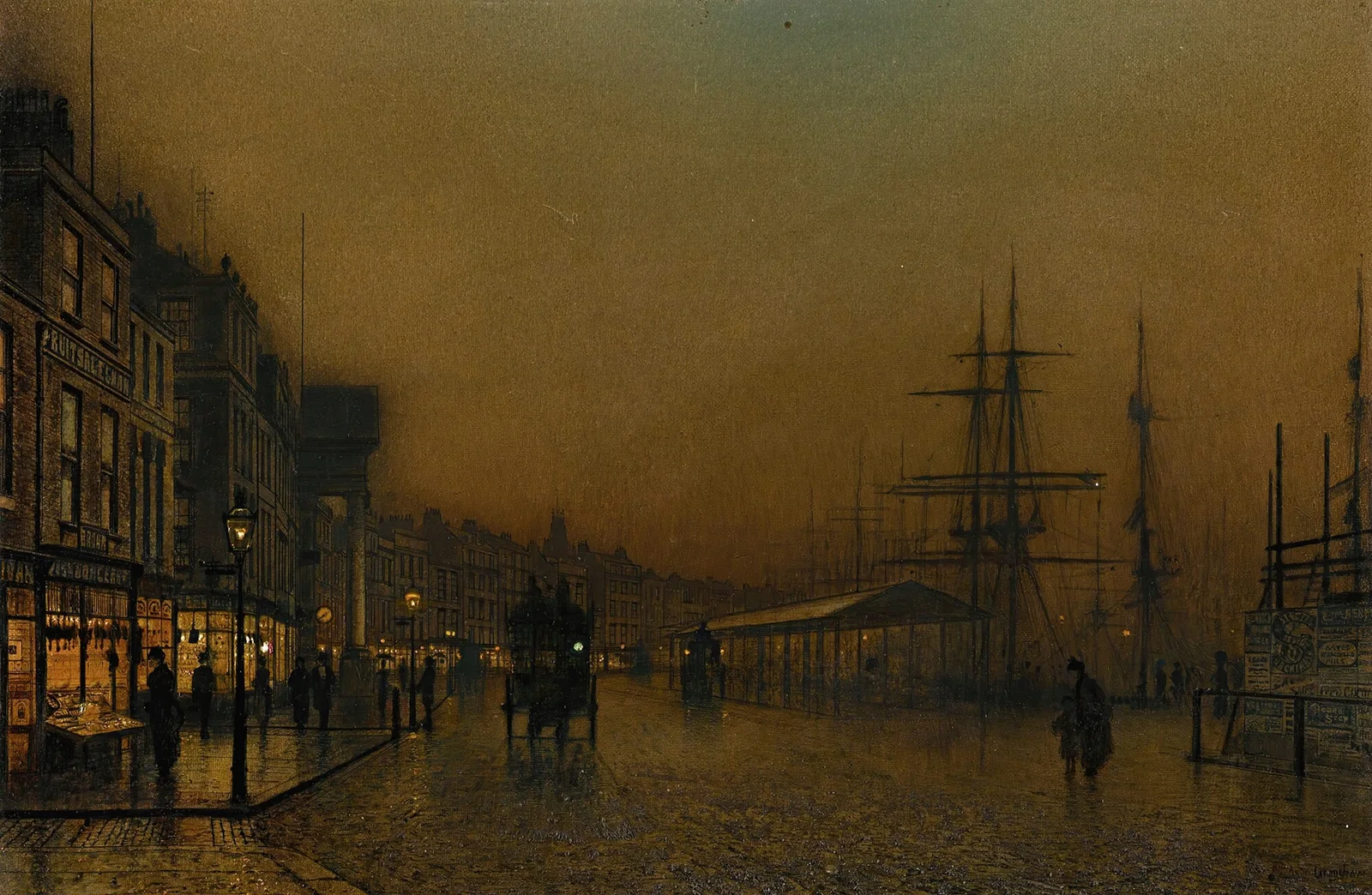 Glasgow av John Atkinson Grimshaw