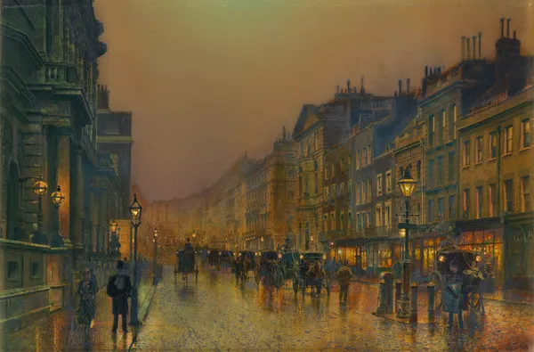 London, St James’ Street av John Atkinson Grimshaw