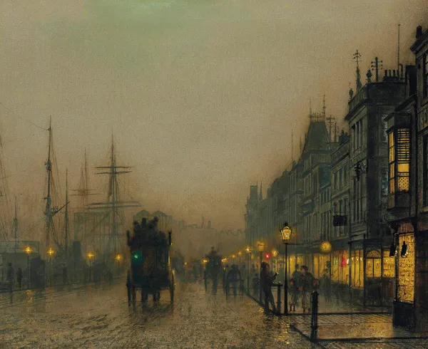 Reekie, Glasgow av John Atkinson Grimshaw
