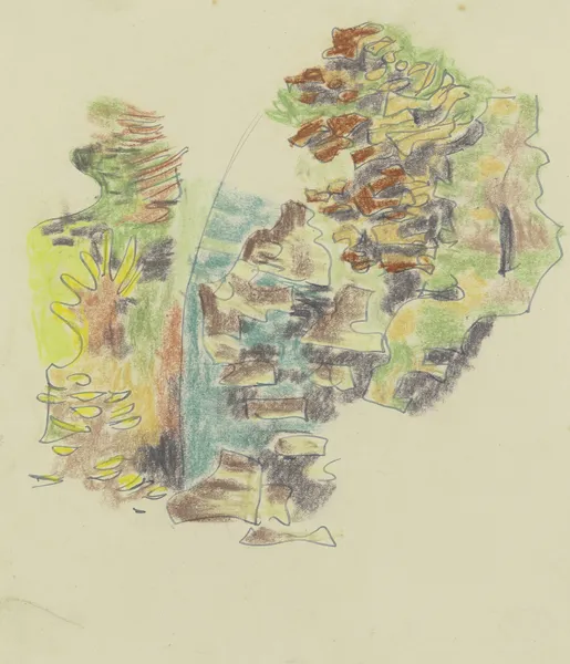 Study of plants 4 av August Babberger