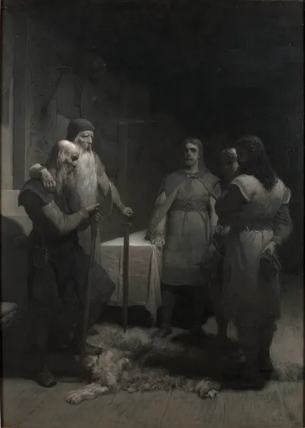 King Bele and Thorsten Vikingsson av August Malmström
