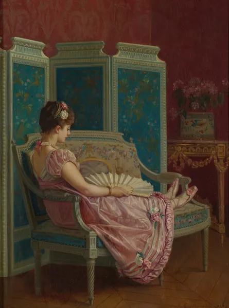 Idle Thoughts av Auguste Toulmouche