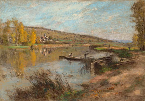 Quai au Sable, Chartèves av Léon Augustin Lhermitte
