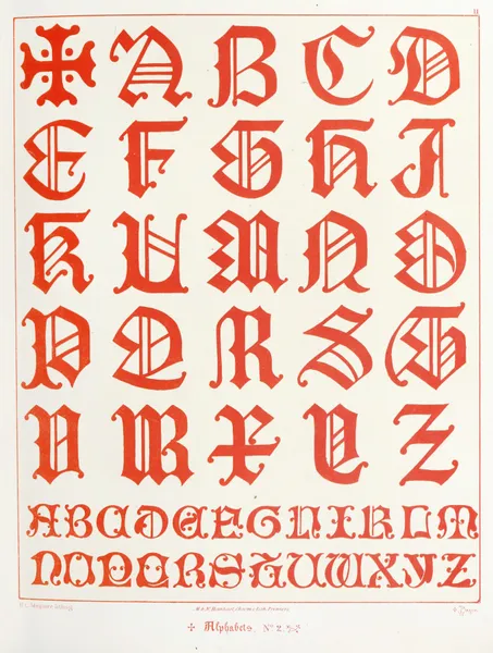 Alphabets 2 av Augustus Pugin