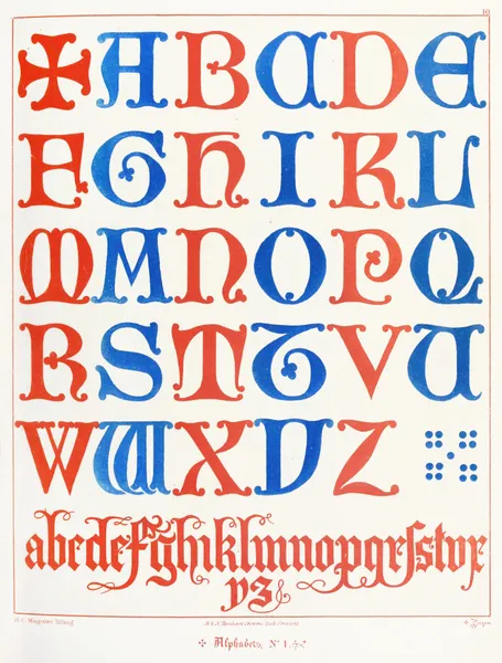Alphabets av Augustus Pugin