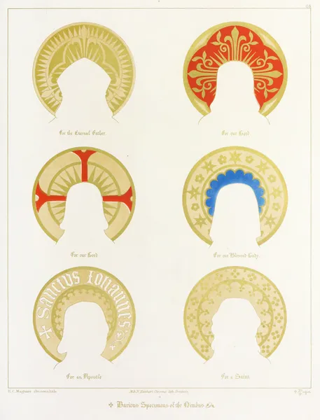 Various Forms of the Nimbus av Augustus Pugin