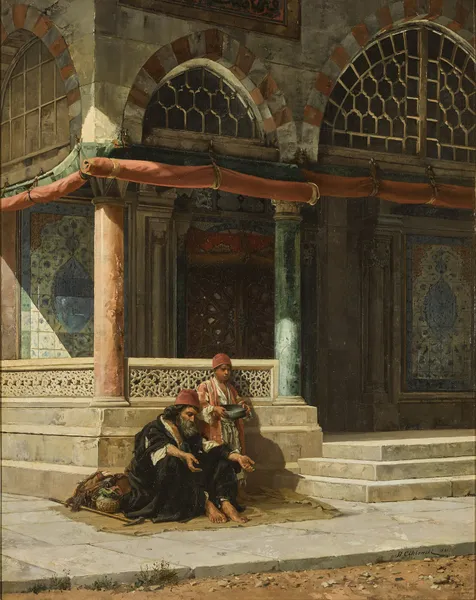 A Dervish before the Mosque av Stanisław Chlebowski