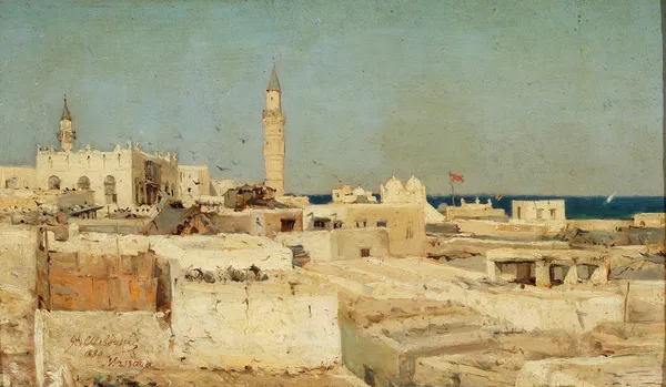 View of Massawa av Stanisław Chlebowski