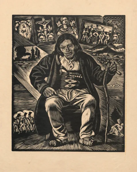 Stary gazda I av Władysław Skoczylas