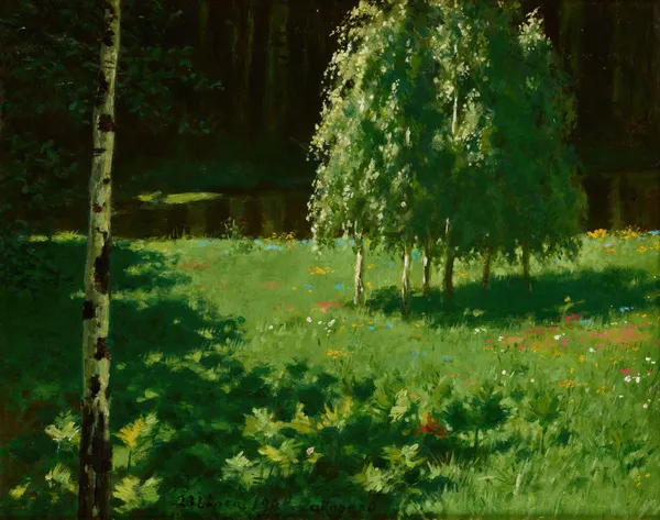 Young Birches av Stanisław Witkiewicz