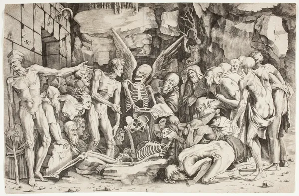 The Skeletons av Baccio Bandinelli