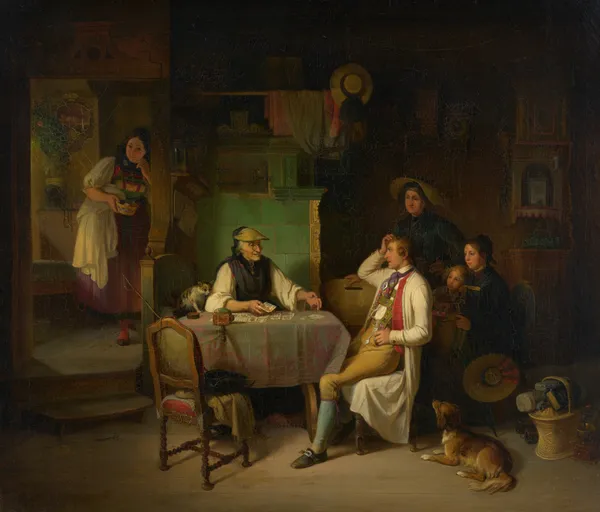The Fortune-Teller av Johann Baptist Kirner