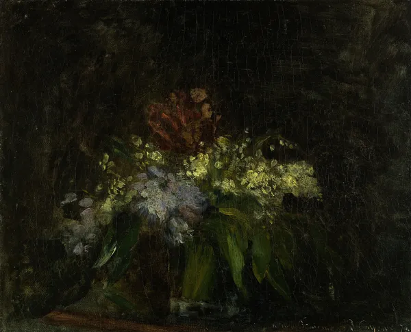 Bouquet de fleurs au muguet av Jean-Baptiste Carpeaux