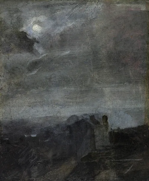 Crépuscule, effet de lune av Jean-Baptiste Carpeaux