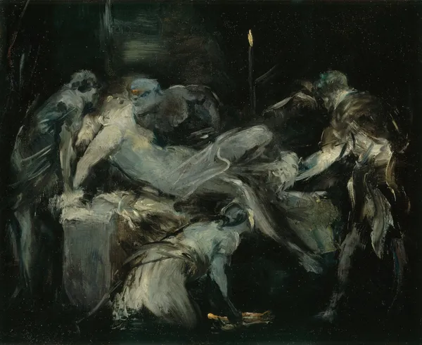 Scène d’accouchement av Jean-Baptiste Carpeaux