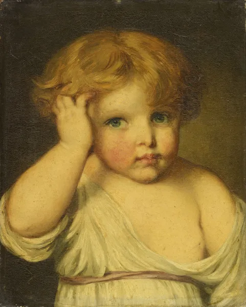Bildnis eines Kindes av Jean-Baptiste Greuze