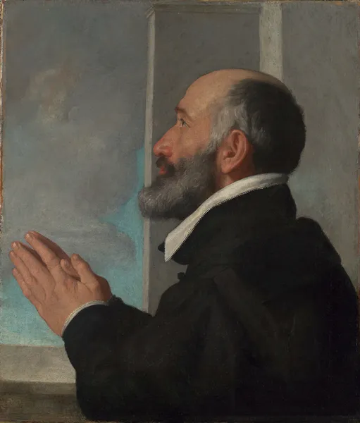 Portrait of a Donor av Giovanni Battista Moroni