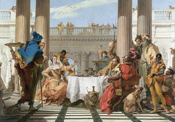 The Banquet Of Cleopatra av Giovanni Battista Tiepolo