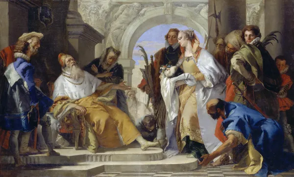 The Patron Saints of the Crotta Family av Giovanni Battista Tiepolo
