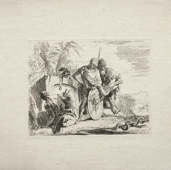 The Young Soldier and the Astrologer av Giovanni Battista Tiepolo