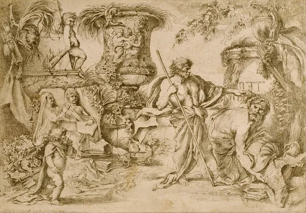 Temporalis Aeternitas av Giovanni Benedetto Castiglione