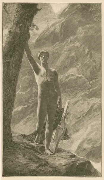 Orpheus av Jean-Joseph-Benjamin Constant