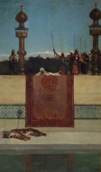 The Sultan’s Tiger av Jean-Joseph-Benjamin Constant