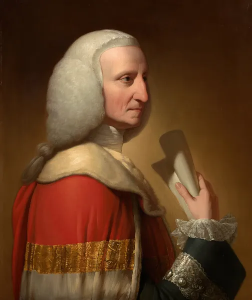 Portrait Of George, First Lord Lyttelton av Benjamin West