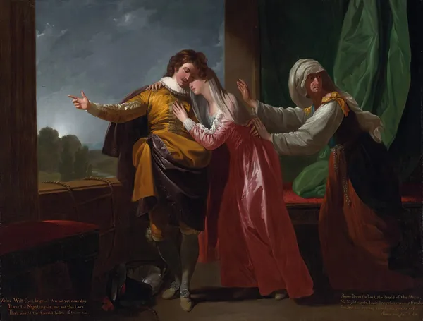 Romeo and Juliet av Benjamin West