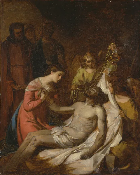 Study Of The Lamentation On The Dead Christ av Benjamin West