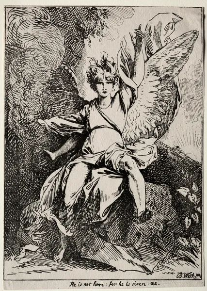 The Angel at the Tomb of Christ av Benjamin West