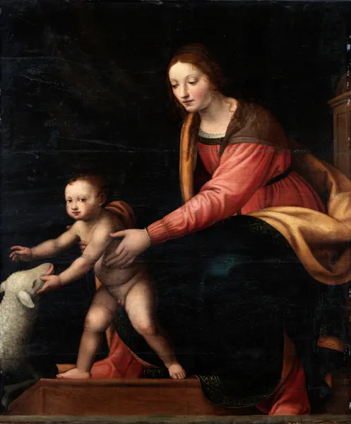Madonna and Child av Bernardino Luini