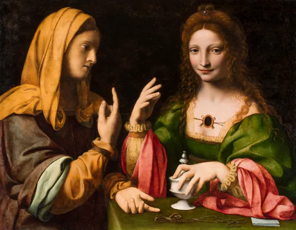 The Conversion of the Magdalen av Bernardino Luini