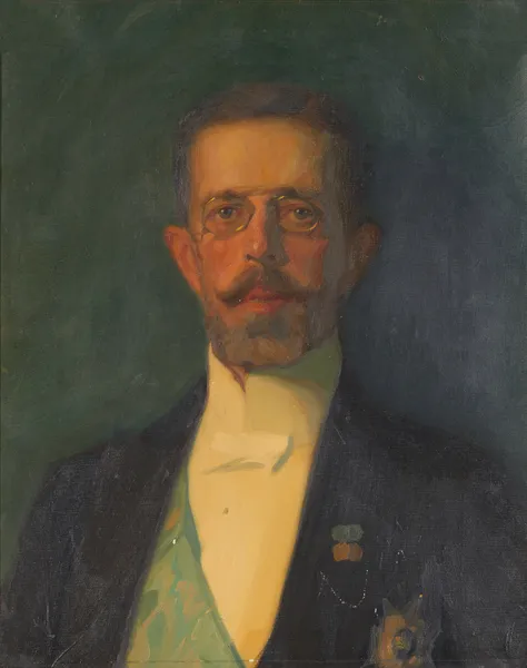 King Gustaf V av Bernhard Österman
