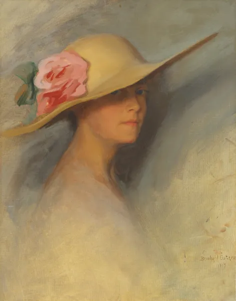 Portrait of Hilda Österman av Bernhard Österman